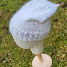 Czapka merino jedwab