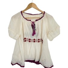 ODD MOLLY folkowa  unikatowa bluzka haft 40/42 L/XL