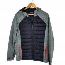 4F kurtka męska hybrydowa softshell pikowanie L
