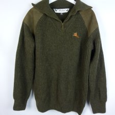 Rydale wełniany sweter wełna akryl / XL