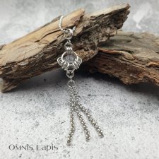 Wisiorek chainmaille - fluoryt