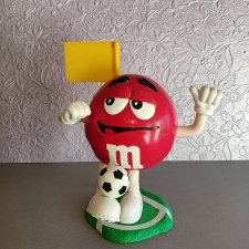 RZADKI dozownik cukierków M&Ms z motywem piłkarskim (1999 rok) - stan bardzo dobry