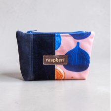 Etui na klucze z weluru w figi – praktyczne etui handmade