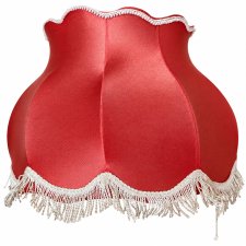 Abażur klosz  z frędzlami do lampy stojącej Wielki ! PRL Vintage retro