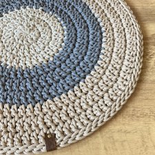 Dywanik OMNIA — okrągły dywan ze sznurka handmade