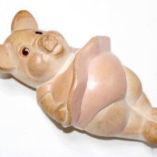 świnka baletnica urocza mini figurka zawieszka
