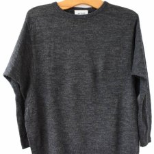 Monki sweter wełna alpaka szary Dzianinowa bluzka