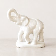 Porcelanowy słonik – figurka dekoracyjna