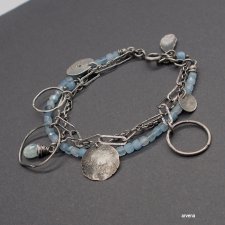 Akwamaryn - bransoletka 028