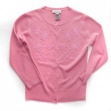 - różowy sweterek -