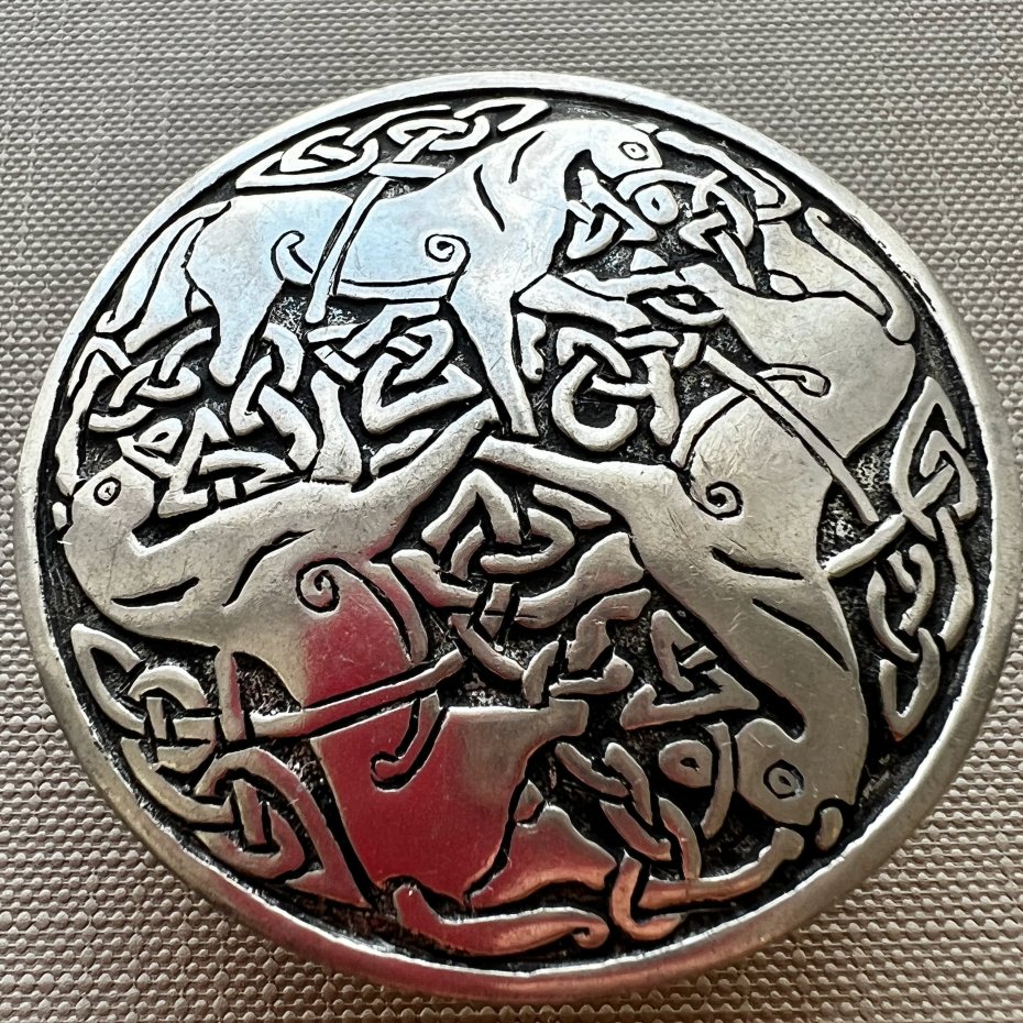 St justin clearance pewter brooch