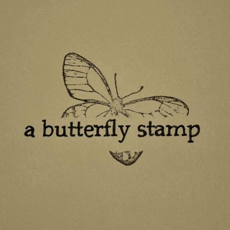 a butterfly stamp